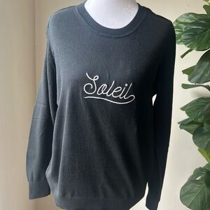 Banana Republic Black Crew Neck Sweater